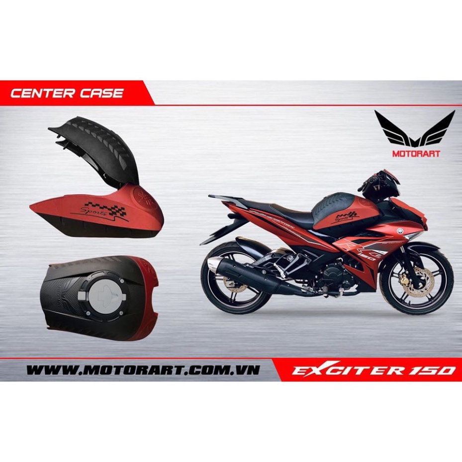 ✅ THÙNG ĐỒ KIỂU CHO EXCITER 150 CHÍNH HÃNG MOTOR ART ( full box ) ✅ Ảnh thật Sp