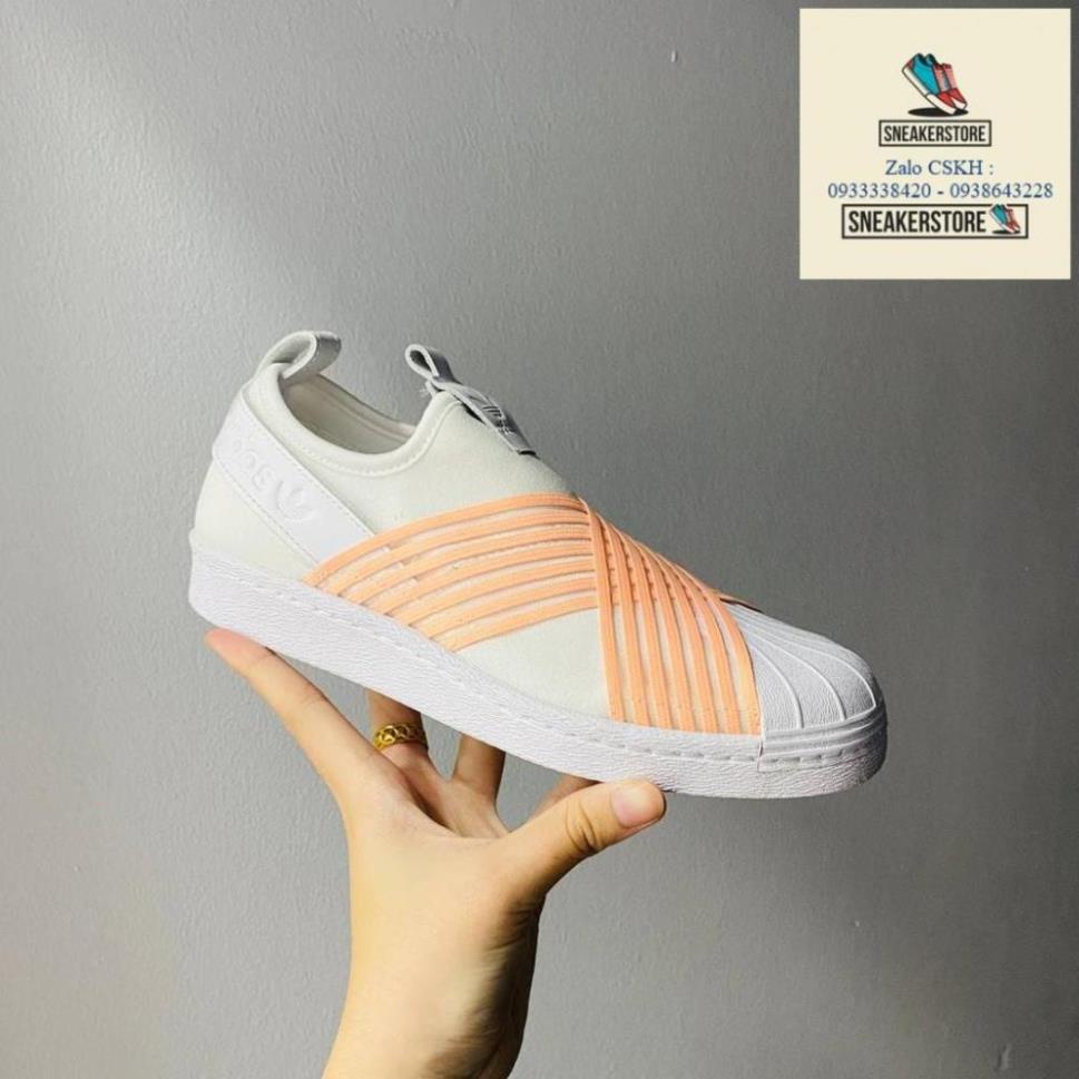 Giày Adidas Superstar Slip on Nam Nữ Chính Hãng D96704 🐞