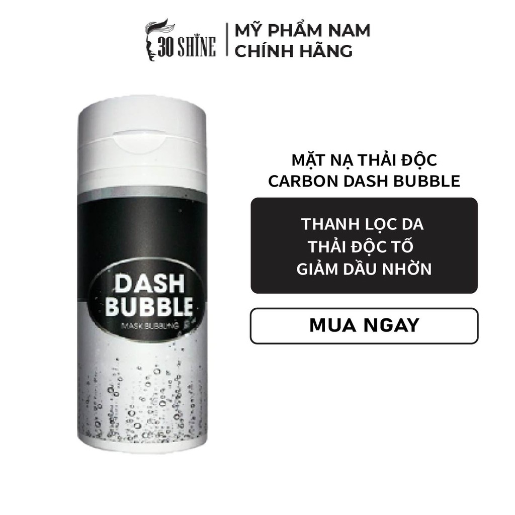 Mặt Nạ Thải Độc Carbon Dash Bubble (Tặng 5 Mặt Nạ)