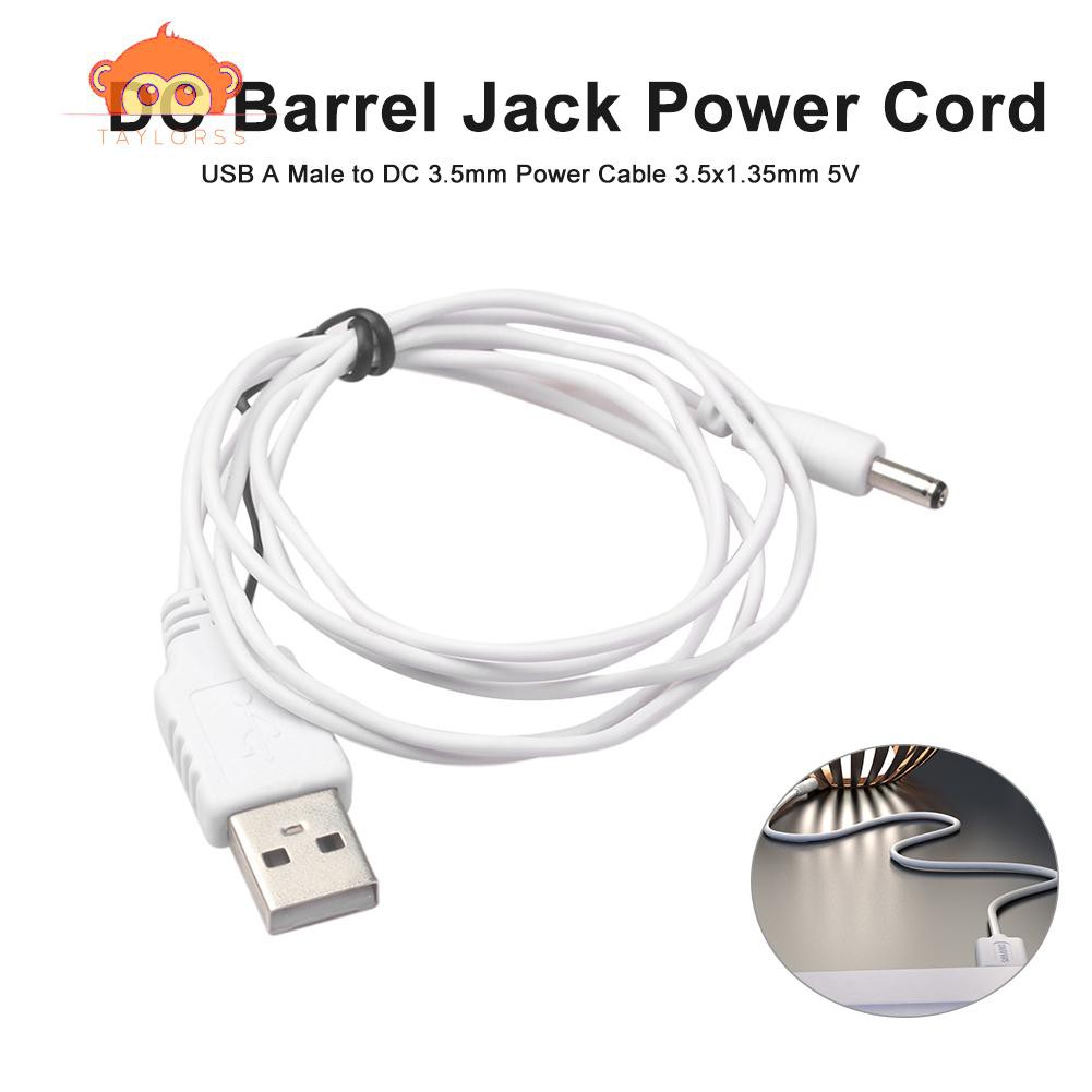 Dây cáp nguồn chuyển đổi nối dài giắc cắm USB đầu cắm type A sang DC 3.5mm 5V 3.5x1.35mm | BigBuy360 - bigbuy360.vn