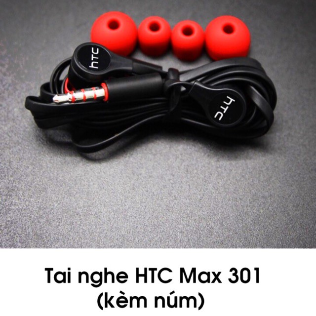 [Mã 2404EL10K giảm 10K đơn 20K] Tai nghe HTC 301 Max bass ấm, nghe hay , giá tốt đảm bảo nghe là thích