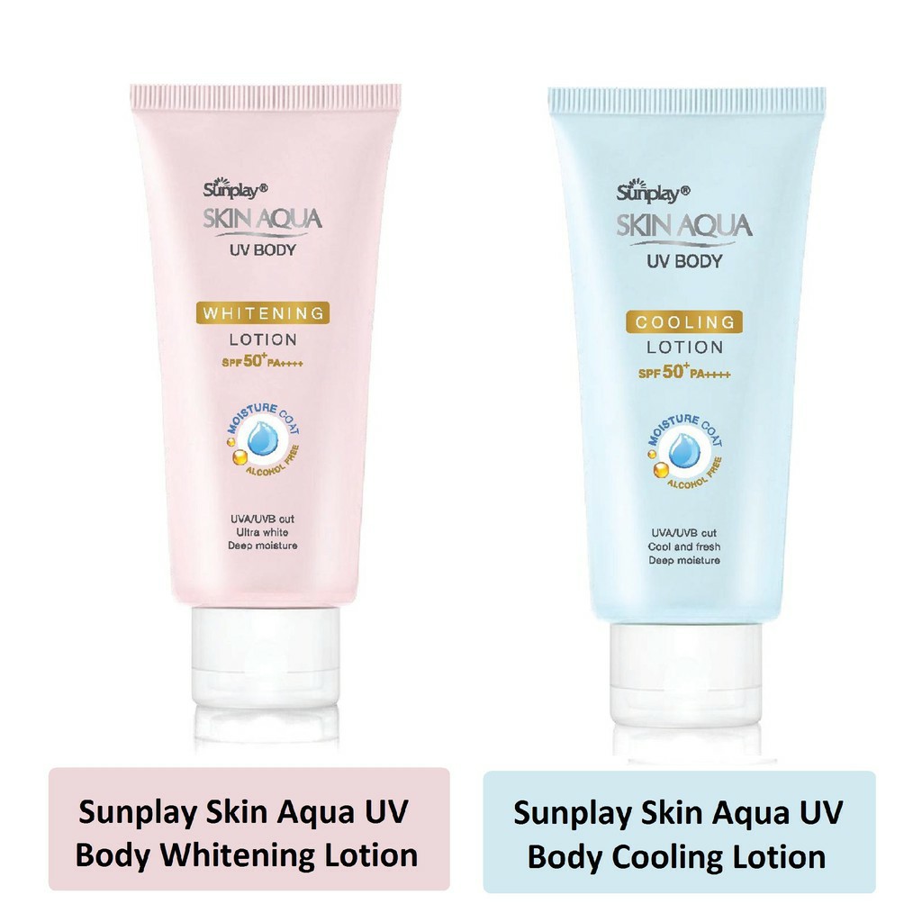 Kem chống nắng dưỡng thể trắng mịn Sunplay Skin Aqua UV Body Whitening Lotion (SPF50+,PA++++) | BigBuy360 - bigbuy360.vn
