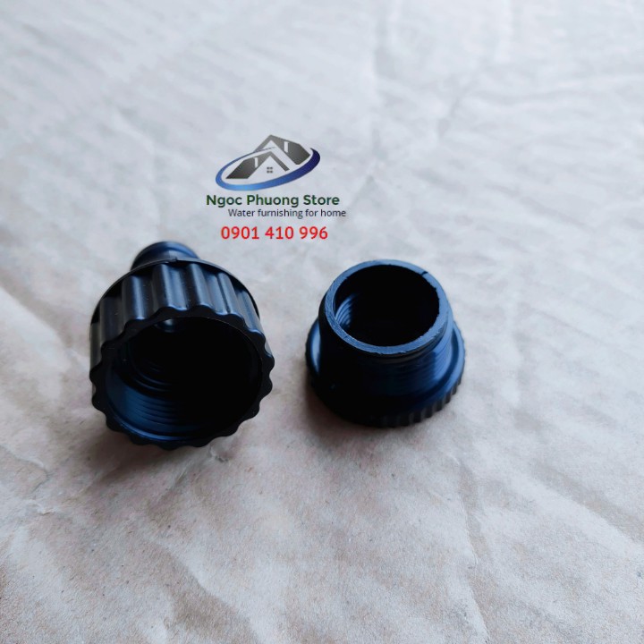 Cút nối nhanh dương W3084 AQUAMATE ĐÀI LOAN, đầu còn lại nối vòi nước ren ngoài 21mm hoặc 27mm