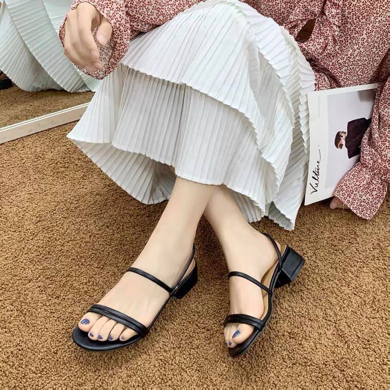 Sandal nữ dây mảnh trẻ trung xinh xẻo hàng quảng châu bền đẹp