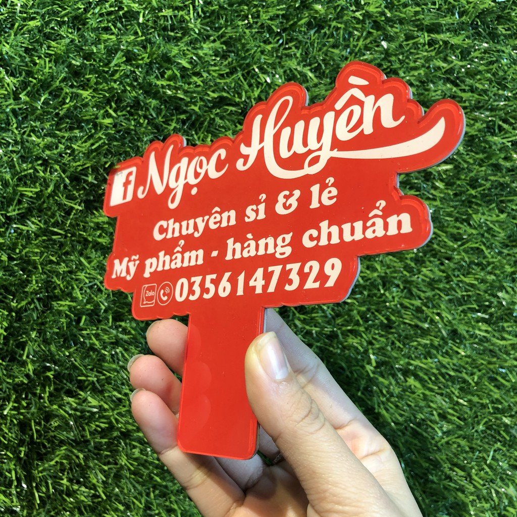 Bảng hiệu cầm tay in theo yêu cầu