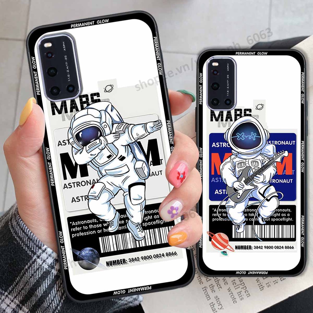 Ốp Vivo V19 be@r brick mars thời trang, ốp lưng điện thoại viền dẻo siêu chất