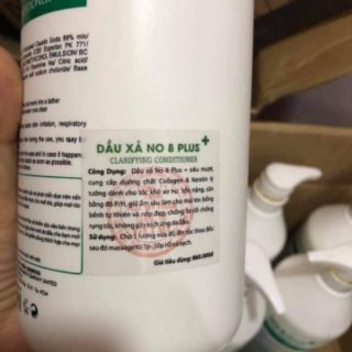 Gội Xả No8 Plus Siêu Mượt 1000ml