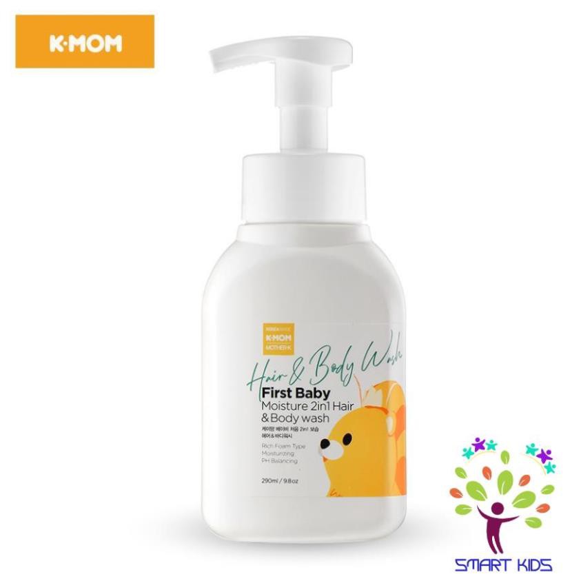 Sữa tắm gội K-Mom hữu cơ 2in1 290ml