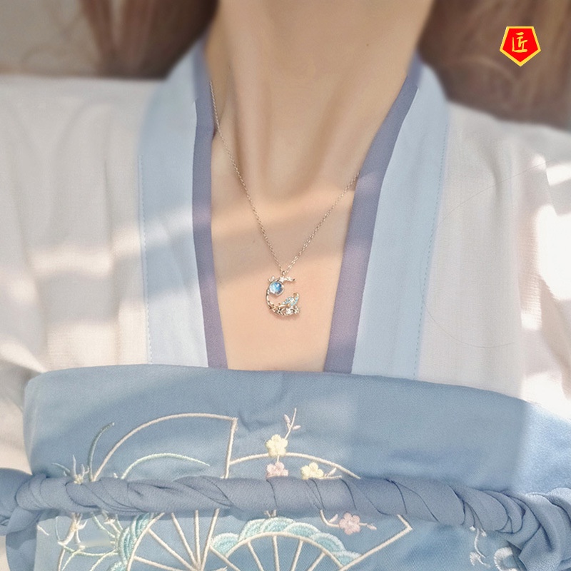 Vòng cổ Bạc S925 Thiết Kế Cổ Điển Hợp Thời Trang