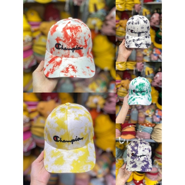 Mũ bucket - Nón kết loang thêu Cham.pion