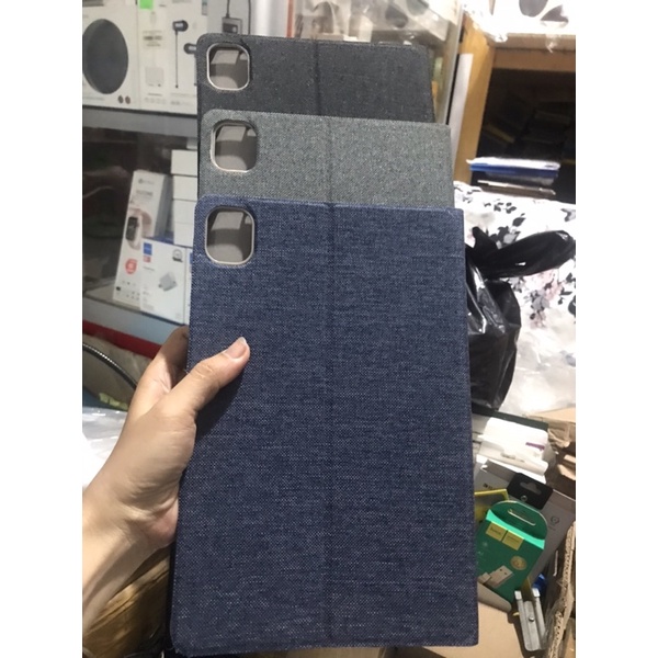 Bao da Xiaomi Mipad 5/ MiPad 5pro với chất liệu vải jean sang trọng, khay dẻo.