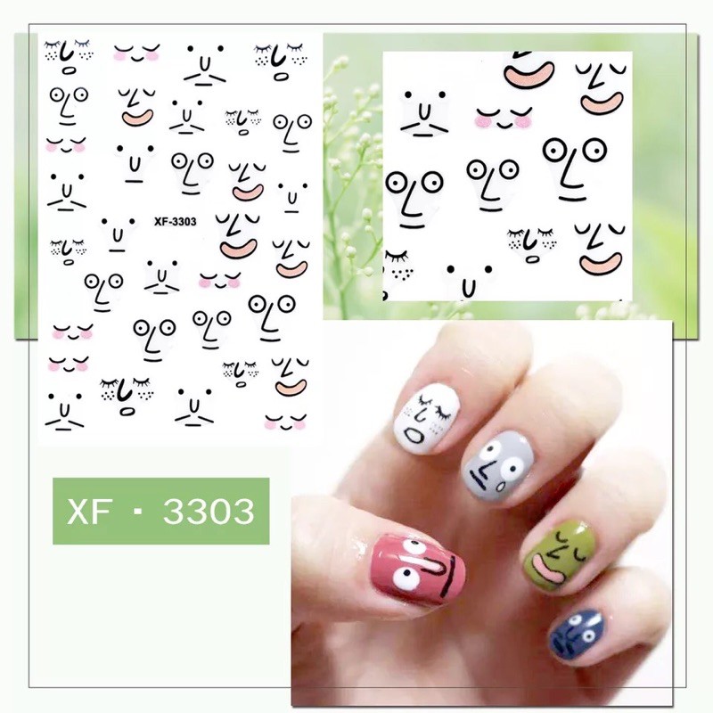 sticker dán móng tay nail mẫu mới