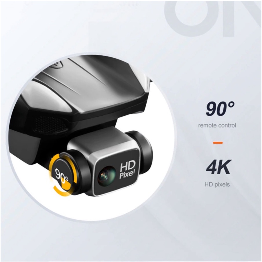 Có Video Mô Tả  Flycam K90 Max Cảm Biến Chống Va Chạm Bay 25 Phút, Bay Cao Xa 1500m, Camera 4k Chống Rung, Định Vị GPS