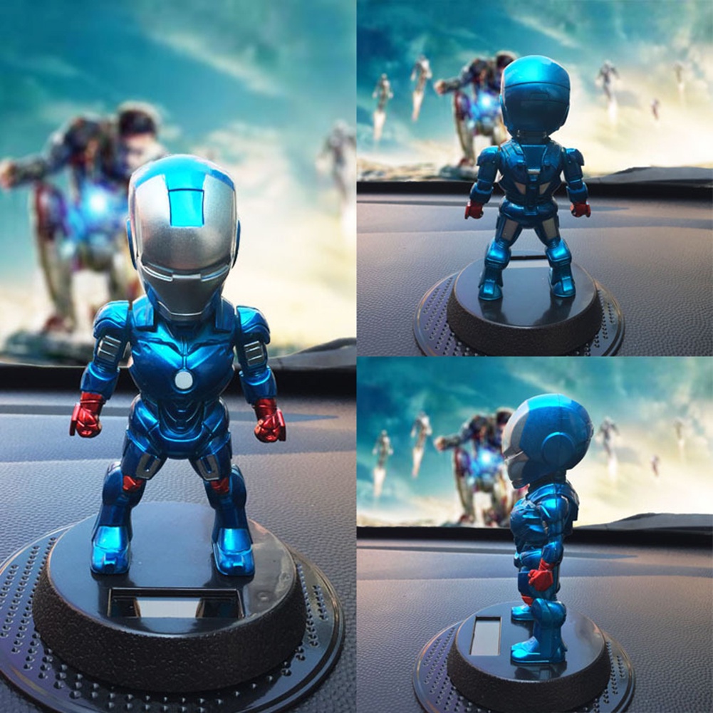 Đồ Chơi Lắc Lư Hoạt Hình Sử Dụng Năng Lượng Mặt Trời Không Phai Màu Trang Trí Xe Hơi