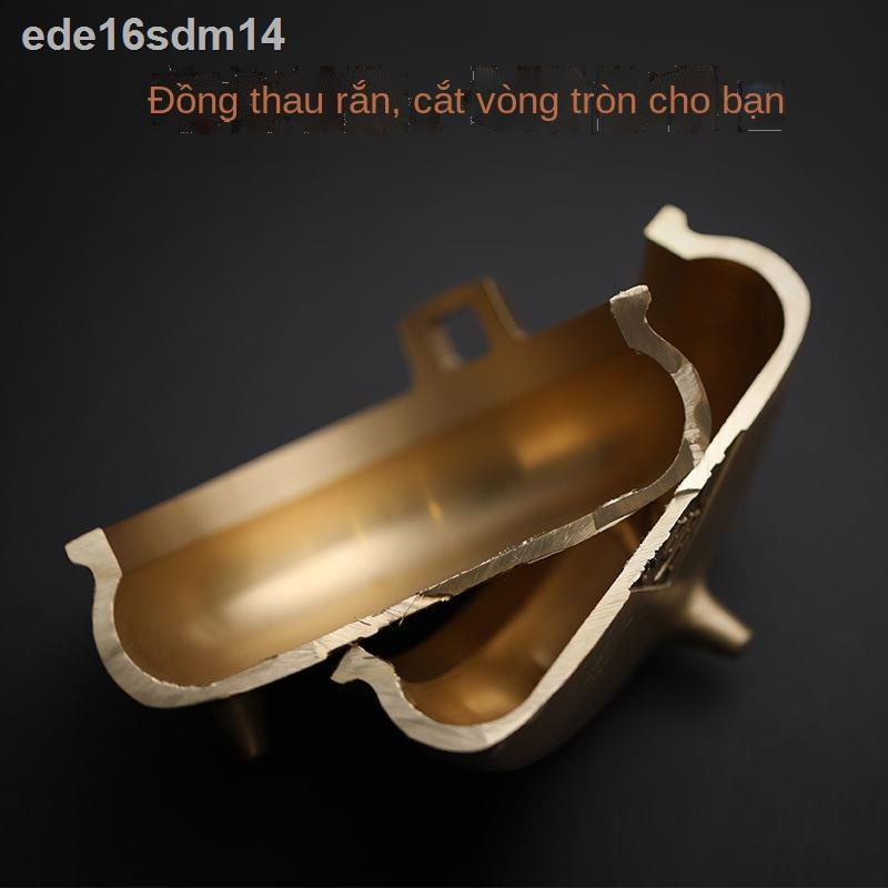 ♗ ♗ ♣✉◙Lư hương bằng đồng dùng trong gia đình, đồng, thờ phật, gỗ giáng hương, đồ