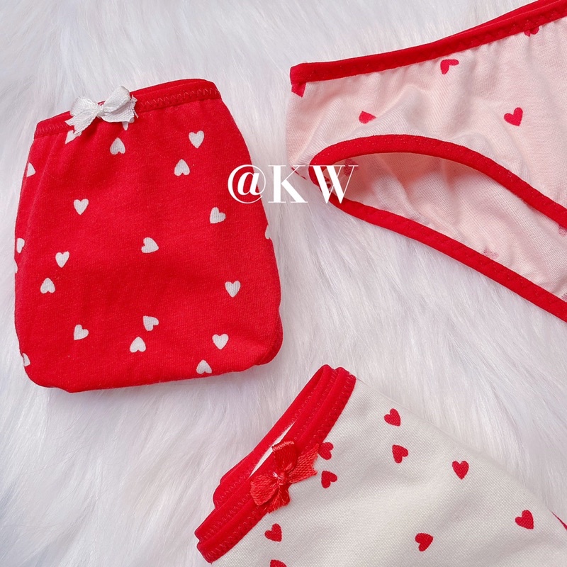QT001 - Combo 3 quần chip siêu cute - quần lót cotton nữ - Kellywang