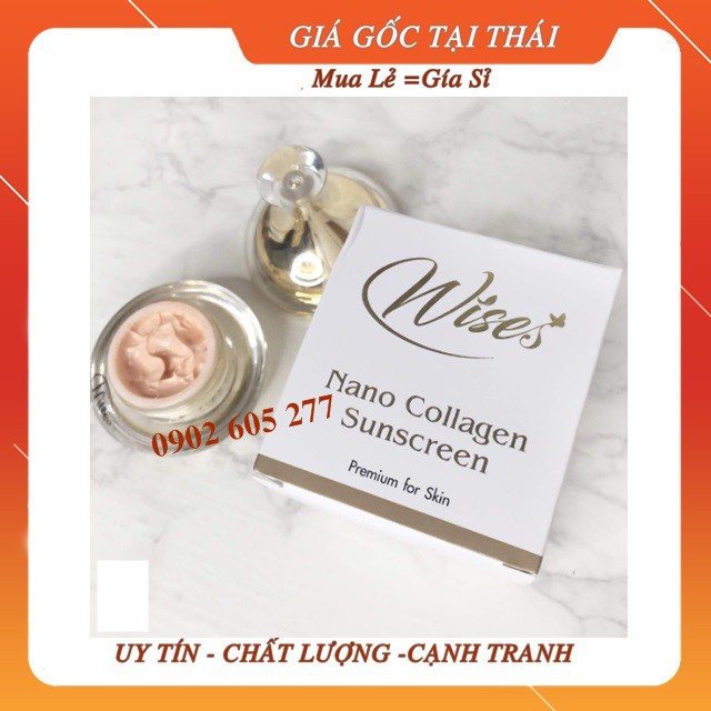 [CHÍNH HÃNG] Kem chống nắng Wise Nano Collagen thái lan