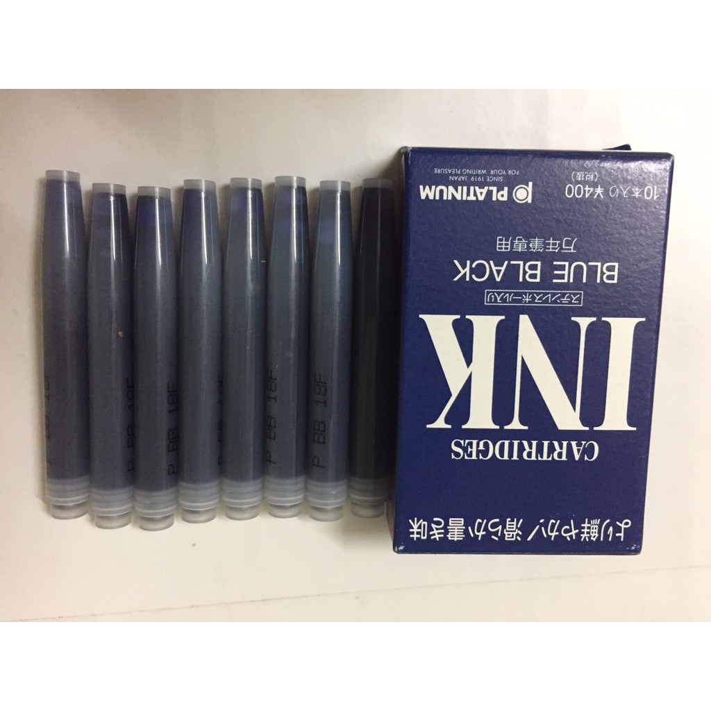 combo 8 ống mực cho bút máy Preppy Nhật Bản ( Mẫu mới - Nội địa Nhật - Xách tay Japan )