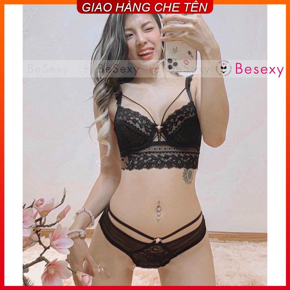 Bộ đồ lót ren nữ có gọng không đệm dáng gom ngực gợi cảm nhiều màu