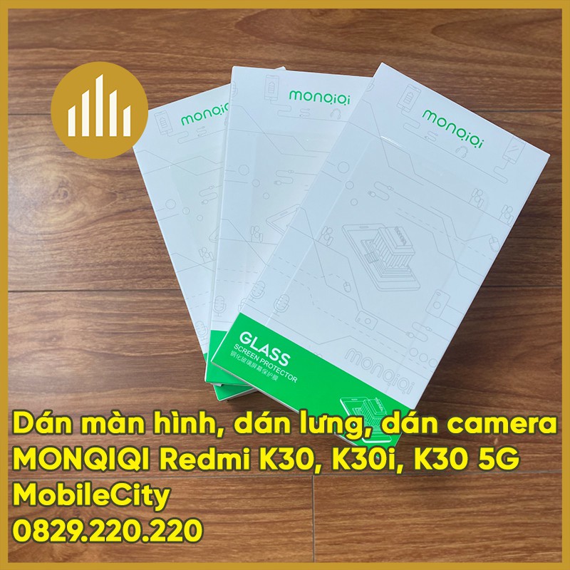 Dán lưng, dán camera, dán kính cường lực MONQIQI K30, K30i K30 5G - [Giá rẻ tại Hà Nội, Tp.HCM, Đà Nẵng - MobileCity]