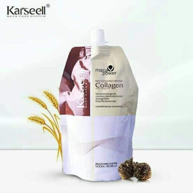 Combo (4 Túi) Hấp xã ủ tóc Collagen Karshell