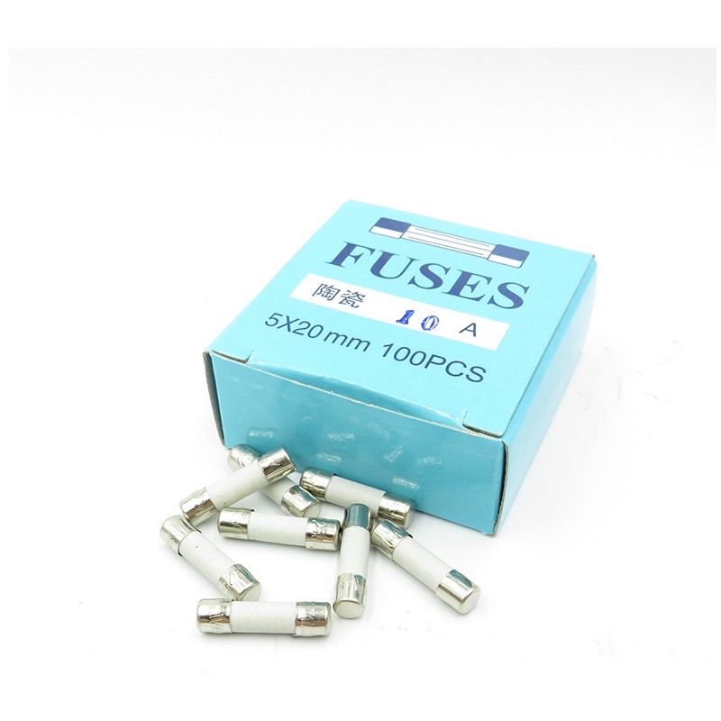 Cầu chì ống 5x20mm - 250V 1A 2A 3A 5A 6A 8A 10 15A 20A - Hộp 100 cái - Lakisan