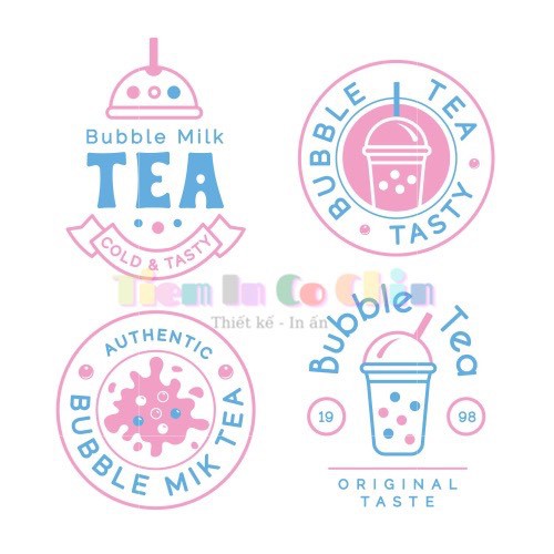 In tem nhãn theo yêu cầu - Team Trà sữa