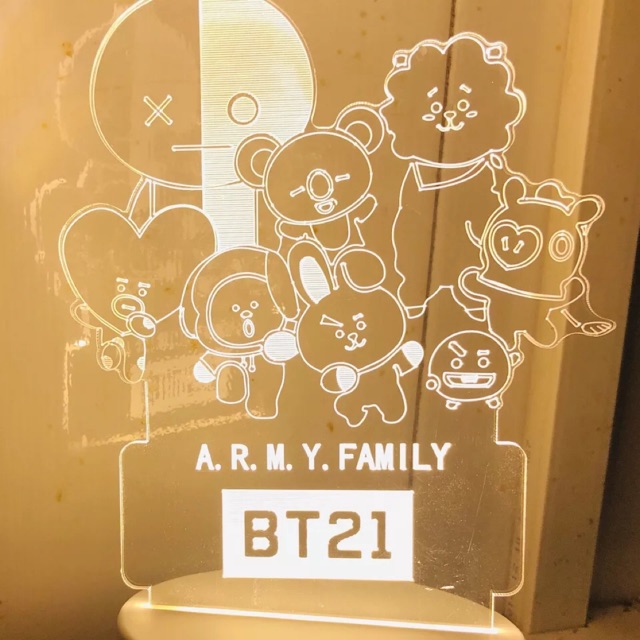 Đèn ngủ BT21 BTS