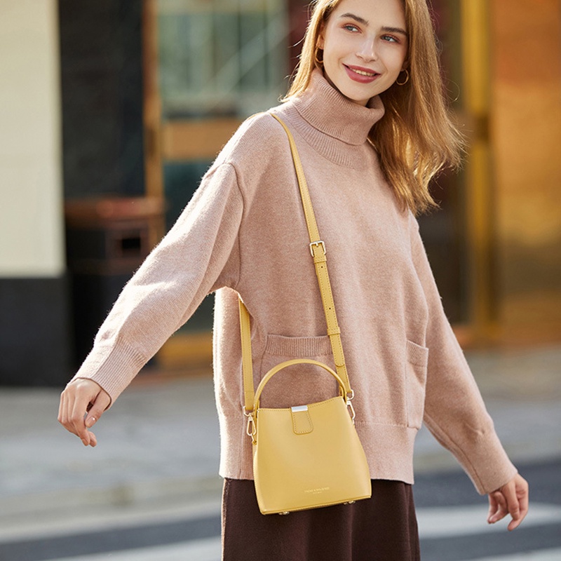 Túi đeo vai IELGY cỡ lớn màu trơn thời trang cho nữ