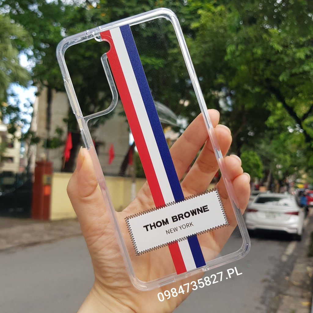 [ Ảnh thật ] Ốp Likgus Thom Browne Samsung S21, S21 Plus , S21 Ultra , Z Fold 3, Z Flip 3 chống sốc, chống ố trọn đời