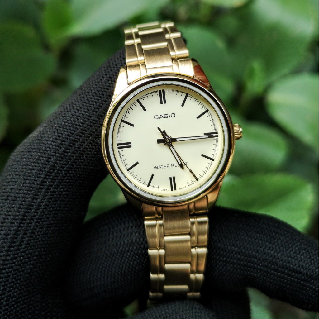 Đồng Hồ Nữ Dây Thép Casio LTP-V005G-9AUDF
