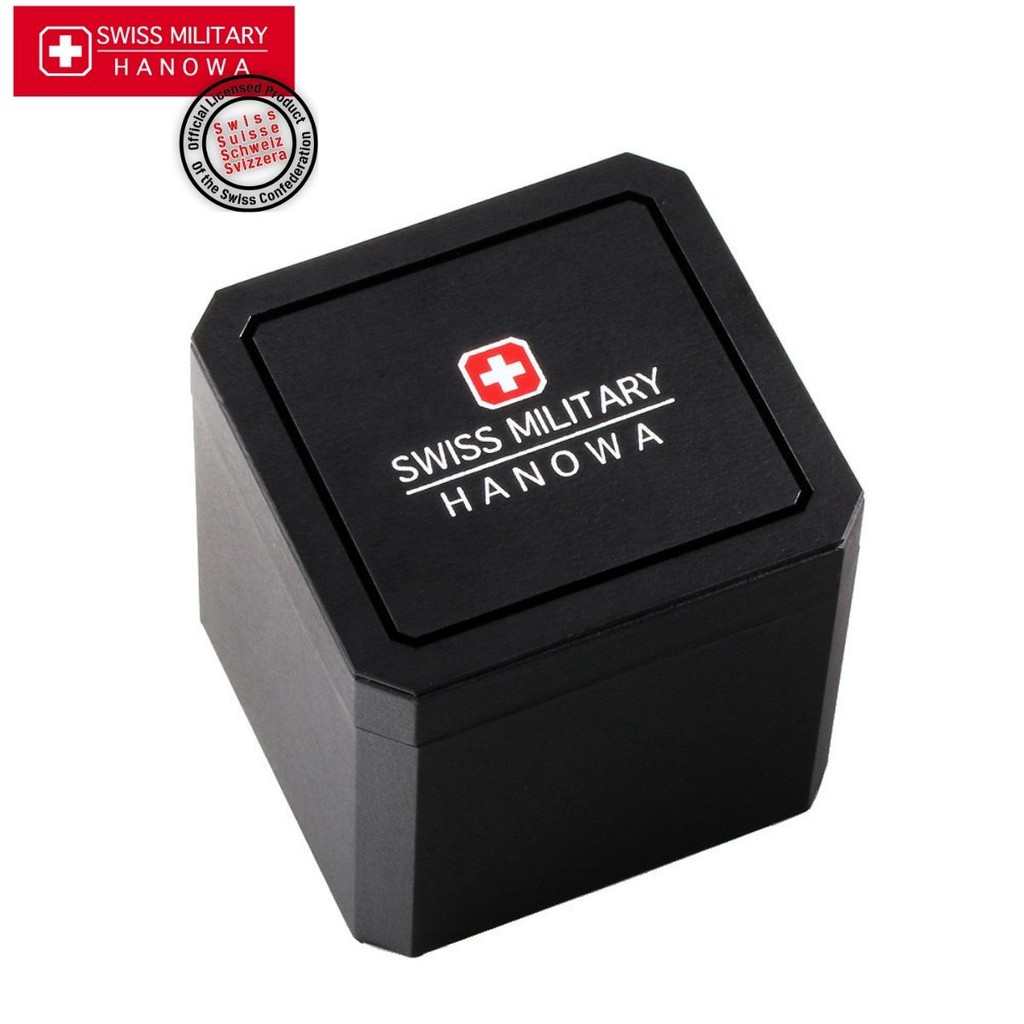 ĐỒNG HỒ NAM SWISS MILITARY HANOWA DÂY VẢI DỆT SILICONE – 06-4309.17.007.04