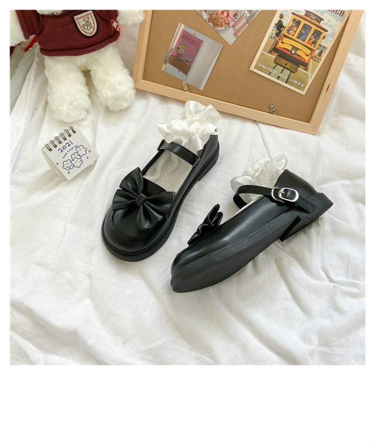 Giày Búp Bê Đính Nơ Phong Cách Nhật Bản Nữ Tính 2021 | BigBuy360 - bigbuy360.vn