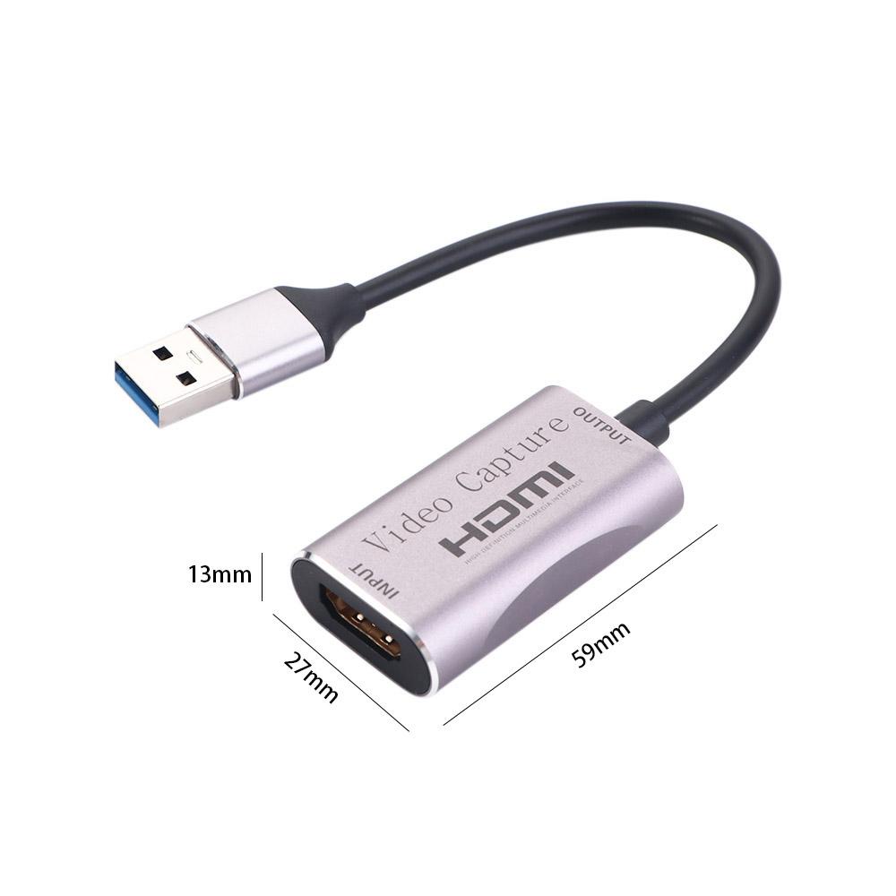 Card Ghi Hình Video Cổng USB Cho PS4 PS5 PC Live Streaming 4K Thẻ
