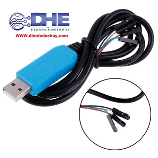 DÂY CÁP CHUYỂN USB <---> UART, SỬ DỤNG CHIP PL2303TA