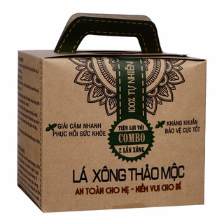 Lá xông sản phụ, lá tắm thảo mộc mệ đoan