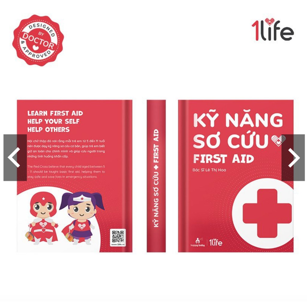 Túi Sơ Cứu Hero First Aid Kit 1Life, Kèm Sách Kỹ Năng Sơ Cứu