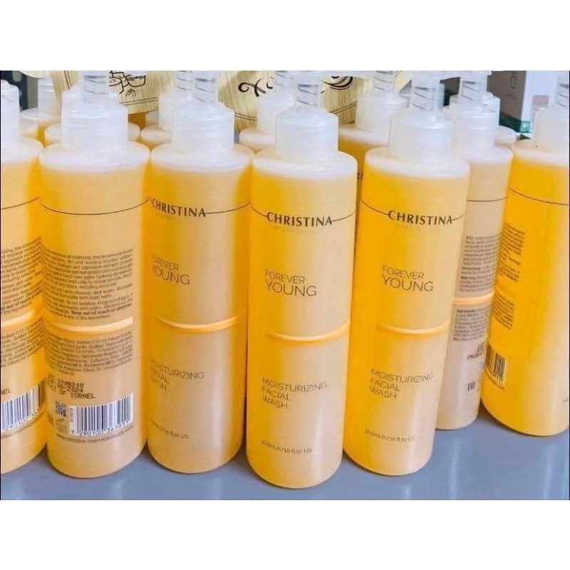 Sữa Rửa Mặt Siêu Dưỡng Ẩm Christina Foreve Young 300ml Giúp Loại Bỏ Tế Bào Da Chết Giúp Da Mịn Màng Tươi Sáng