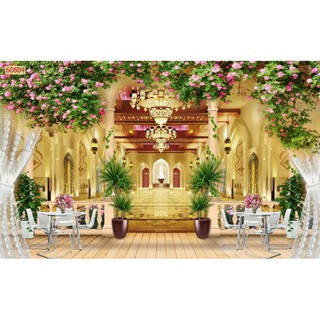 Tranh 3D dán tường trang trí quán cafe, trà sữa cửa hàng quán xá nhận in theo kích thước yêu cầu