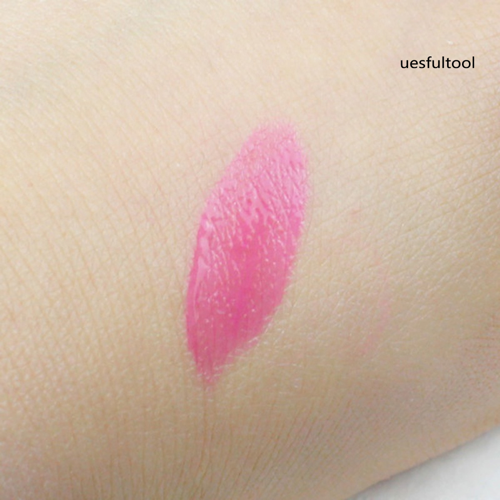 [UF]Long Lasting Color Changing Transparent Flower Jelly Lipstick Liquid Lip Gloss