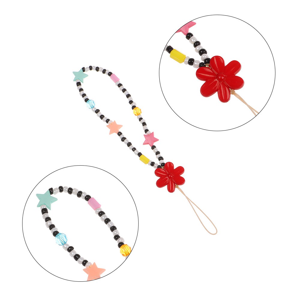 Dây Đeo Điện Thoại Đính Hạt Màu Sắc Cầu Vồng | BigBuy360 - bigbuy360.vn