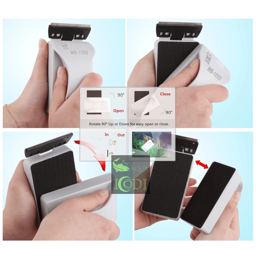 Cọ bể nam châm bể cá cảnh SUNSUN MB-085 MB-105D