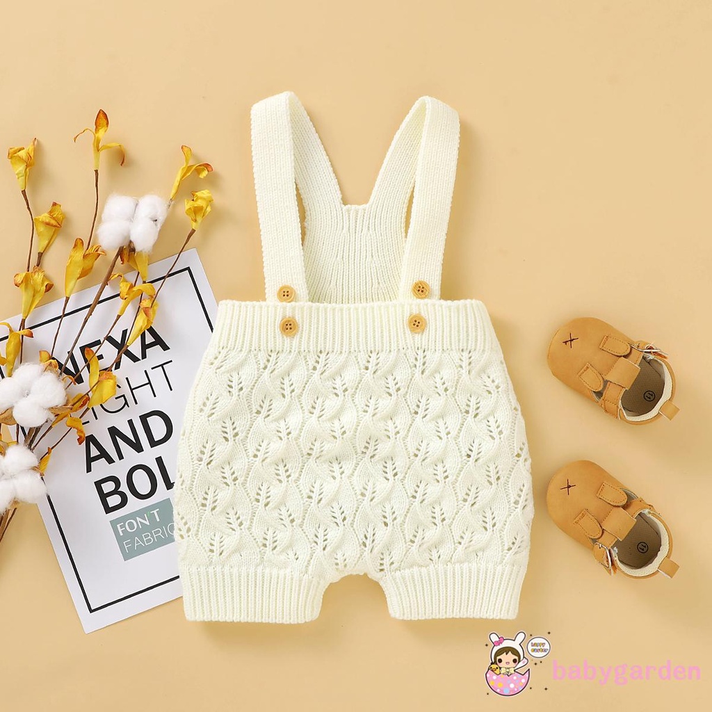 Yếm không tay có nút thời trang dễ thương cho bé