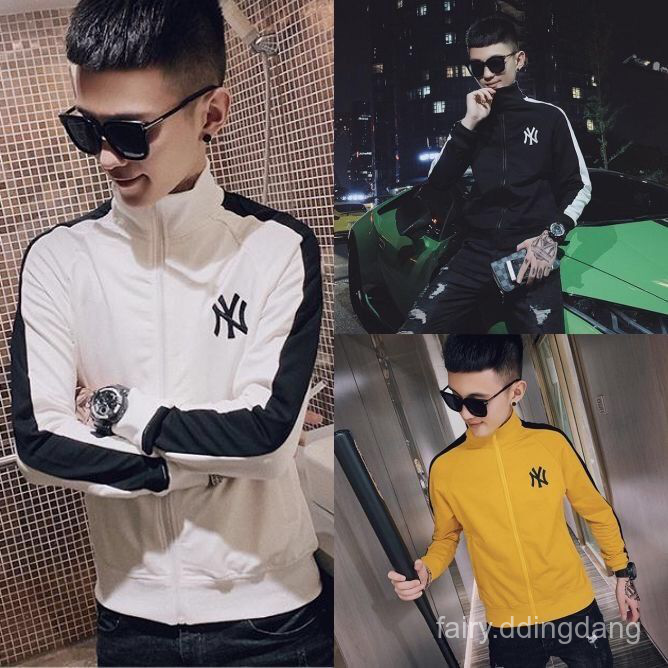 Áo Khoác Dáng Ôm In Chữ Ny Thời Trang Cá Tính Cho Nam | BigBuy360 - bigbuy360.vn