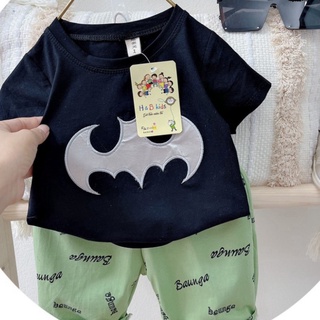 Bộ Quần Áo Trẻ Em Bé Trai Badman 8-18kg vạn bé mê Chất lượng