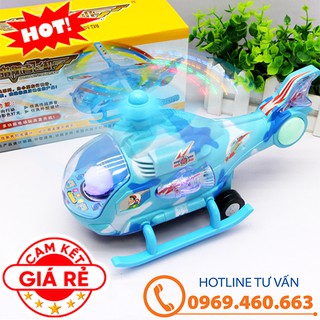 Đồ chơi máy bay trực thăng cảnh sát chiến đấu chạy pin có đèn nhạc. Đồ chơi máy bay mô hình cho bé.