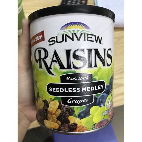 NHO KHÔ MỸ THẬP CẨM SUNVIEW RAISIN