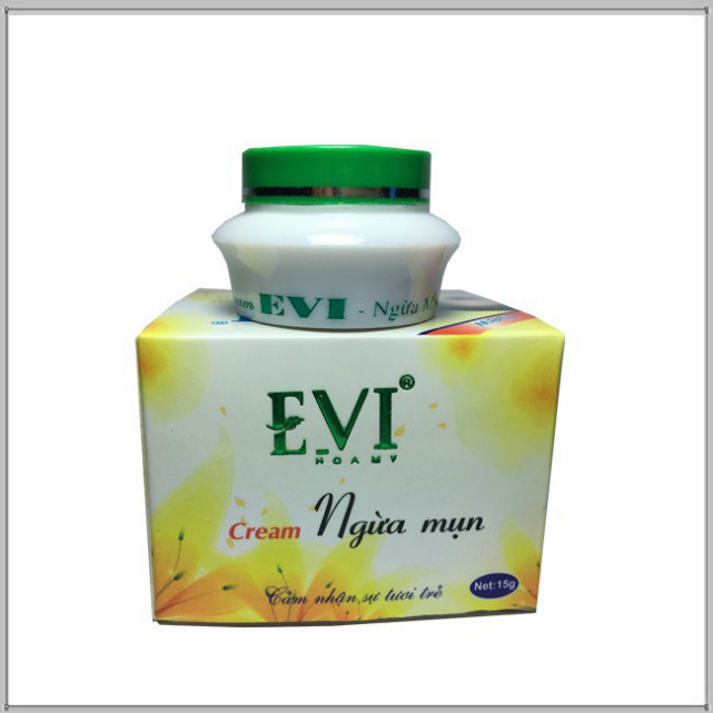 Kem ngừa mụn Evi 15g