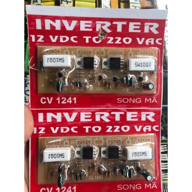QH-Mạch inverter chuyển điện từ 12v DC lên 220v AC