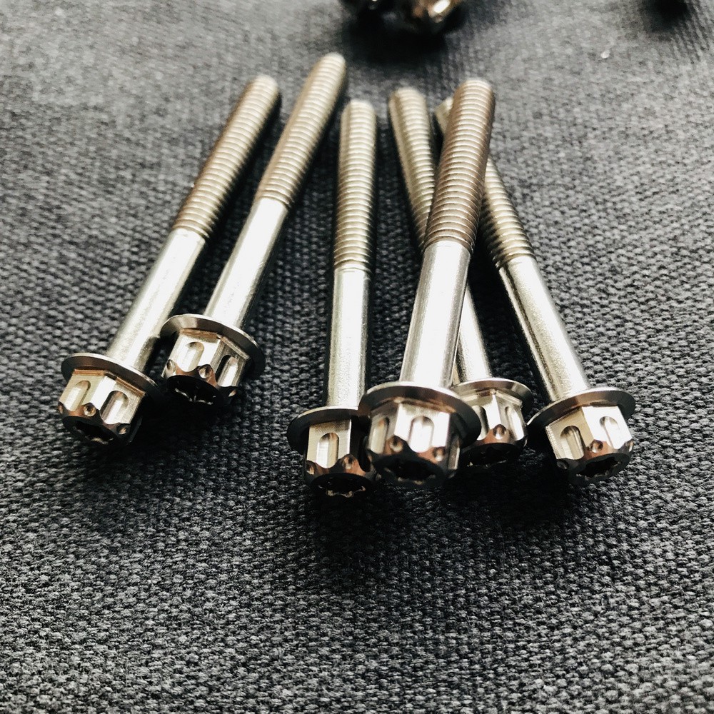 [TRANG TRÍ] Bộ ố kiểu xe máy, ốc trang trí lốc máy INOX kiểu SALAYA gắn xe EXCITER 150